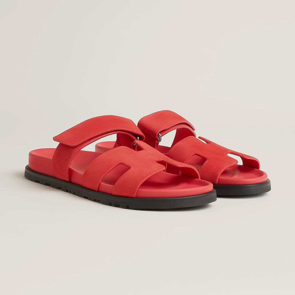 Rose Vermillon - Beige Perlino Chypre Sandal