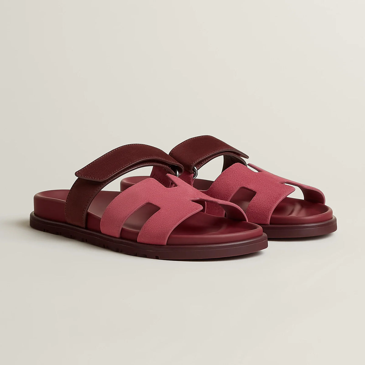 Rose Vermillon - Beige Perlino Chypre Sandal