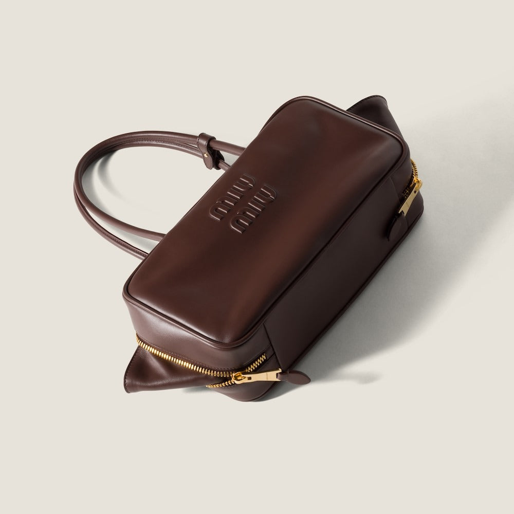 Miu Miu Beau Leather Top-Handle Bag