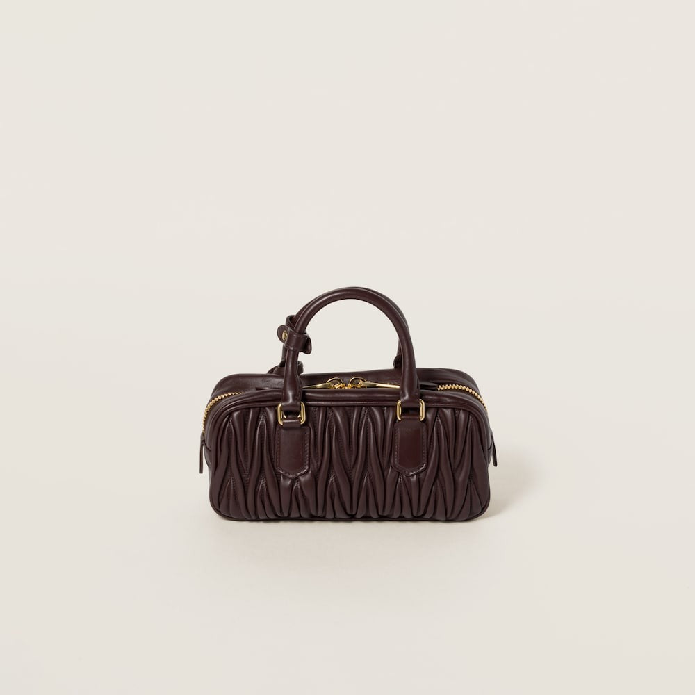 Miu Miu Arcadie Matelassé Nappa Leather Bag