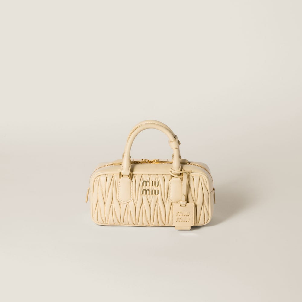 Miu Miu Arcadie Matelassé Nappa Leather Bag
