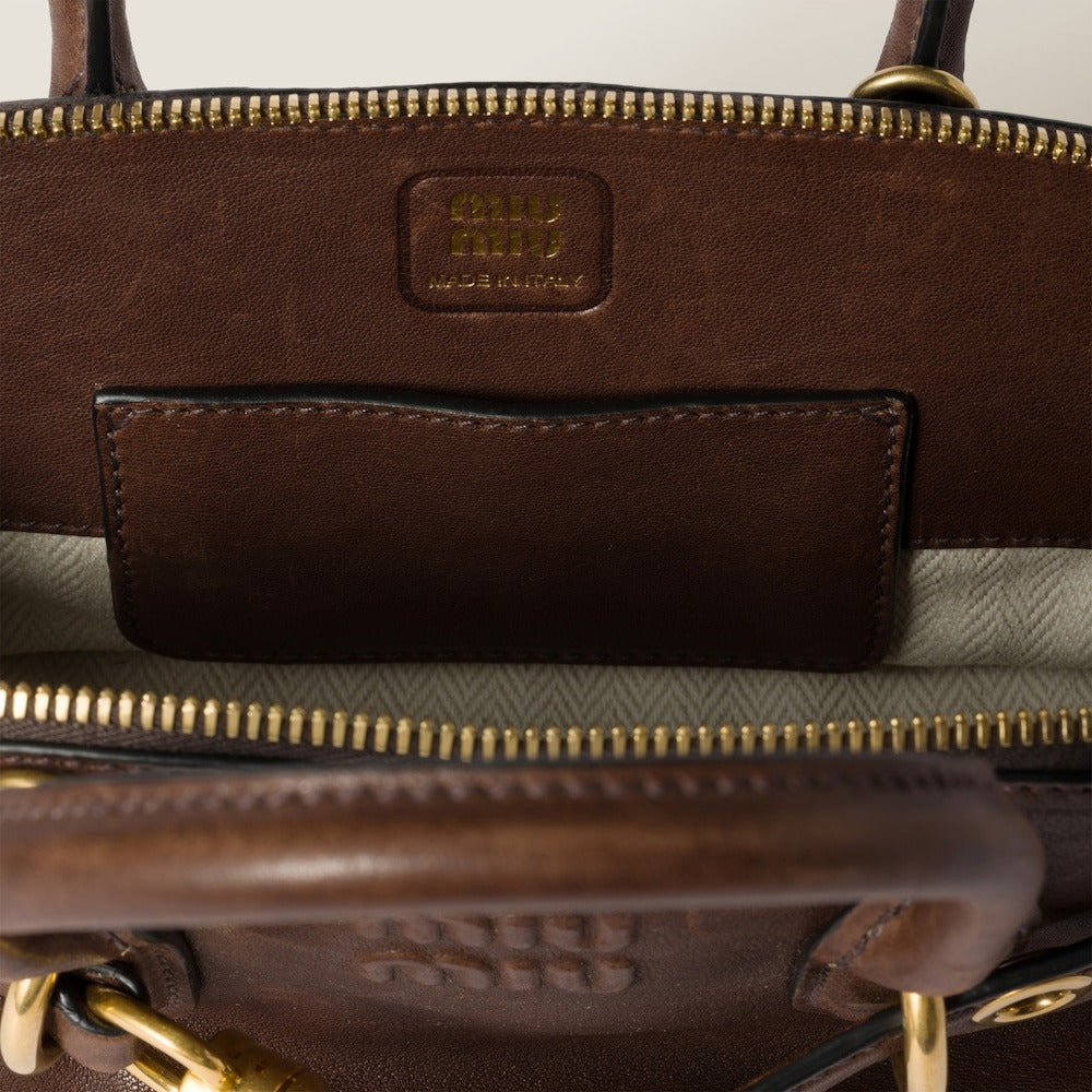 Miu Miu Aventure Mini Nappa Leather Bag