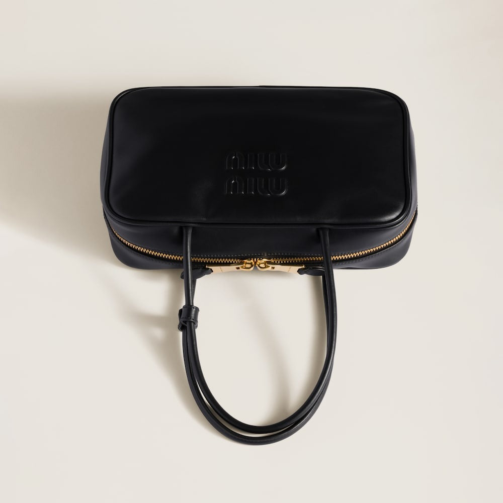 Miu Miu Beau Leather Top-Handle Bag