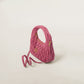 Miu Miu Wander Matelassé Nappa Leather Hobo Bag