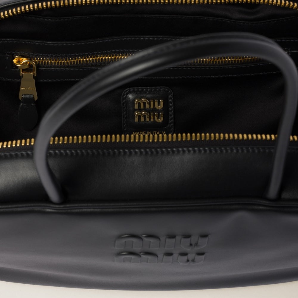 Miu Miu Beau Leather Top-Handle Bag