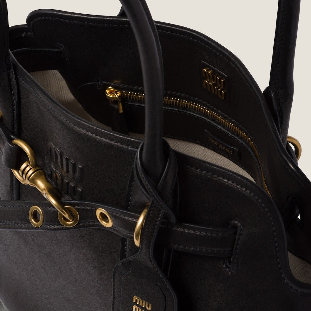 Miu Miu Aventure Nappa Leather Bag