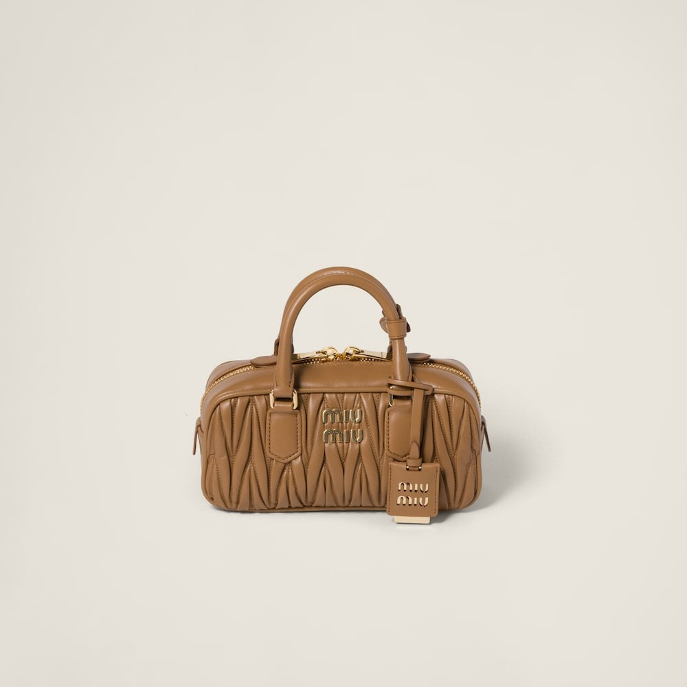 Miu Miu Arcadie Matelassé Nappa Leather Bag