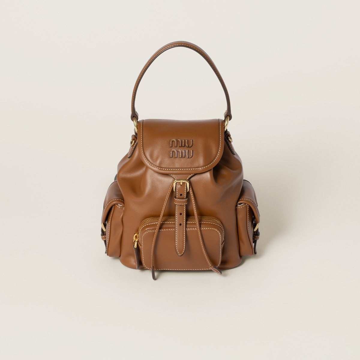 Miu Miu Leather Backpack