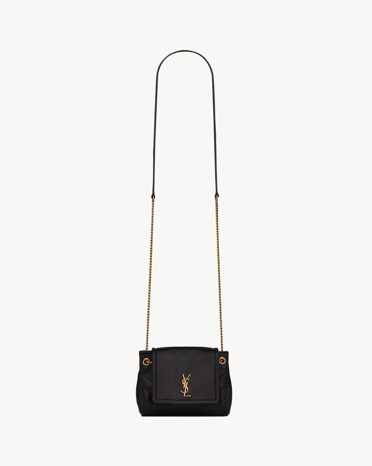 Saint Laurent Mini Nolita In Lambskin
