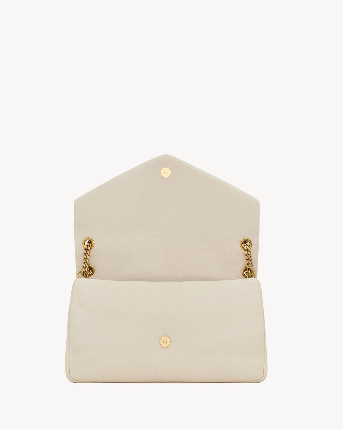 Saint Laurent Calypso Large In Grained Lambskin
