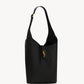 Saint Laurent LE 5 À 7 Hobo In Grained Leather