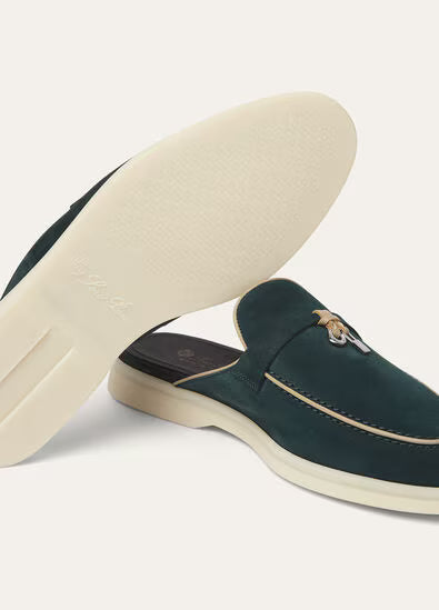 Emerald Noire - Rocky Road Charms Walk Babouche Loafer  Suede