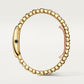 Baignoire Mini 18K Yellow Gold Silvered Dial Yellow Gold Bracelet Watch