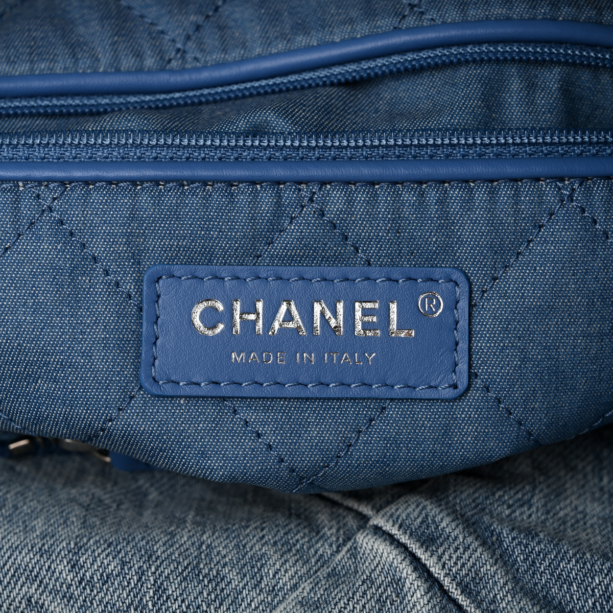 Blue Denim Quilted 22 Small