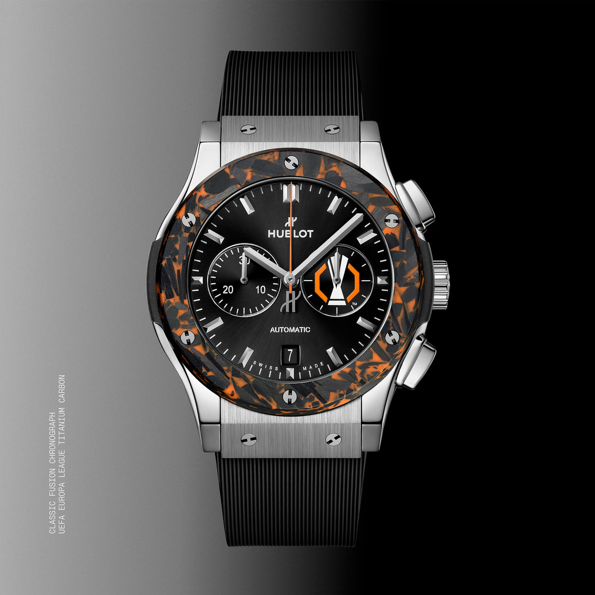 Classic Fusion Chronograph UEFA Europa League Titanium Carbon 42 mm