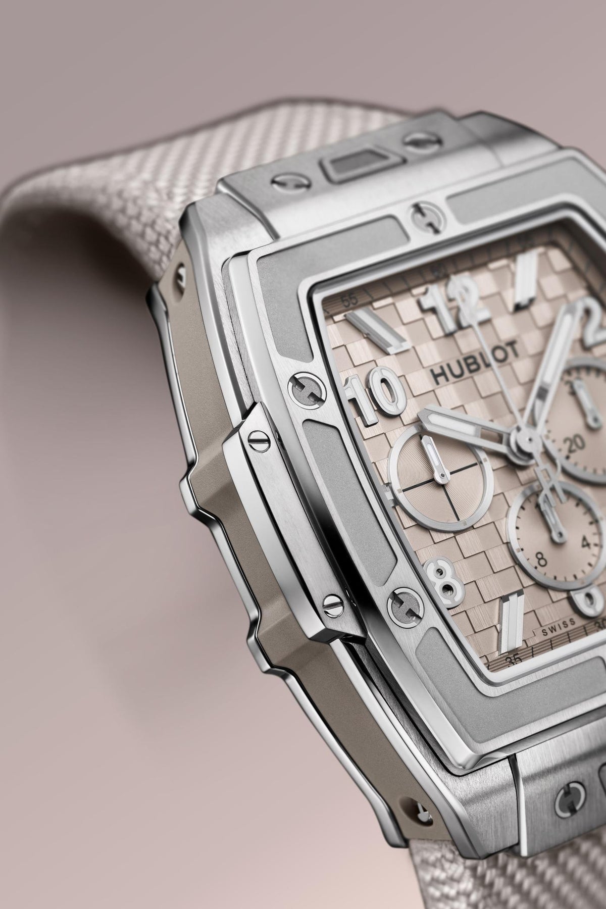 Spirit of Big Bang Essential Taupe 42 mm Titanium Skeleton Chronograph Watch