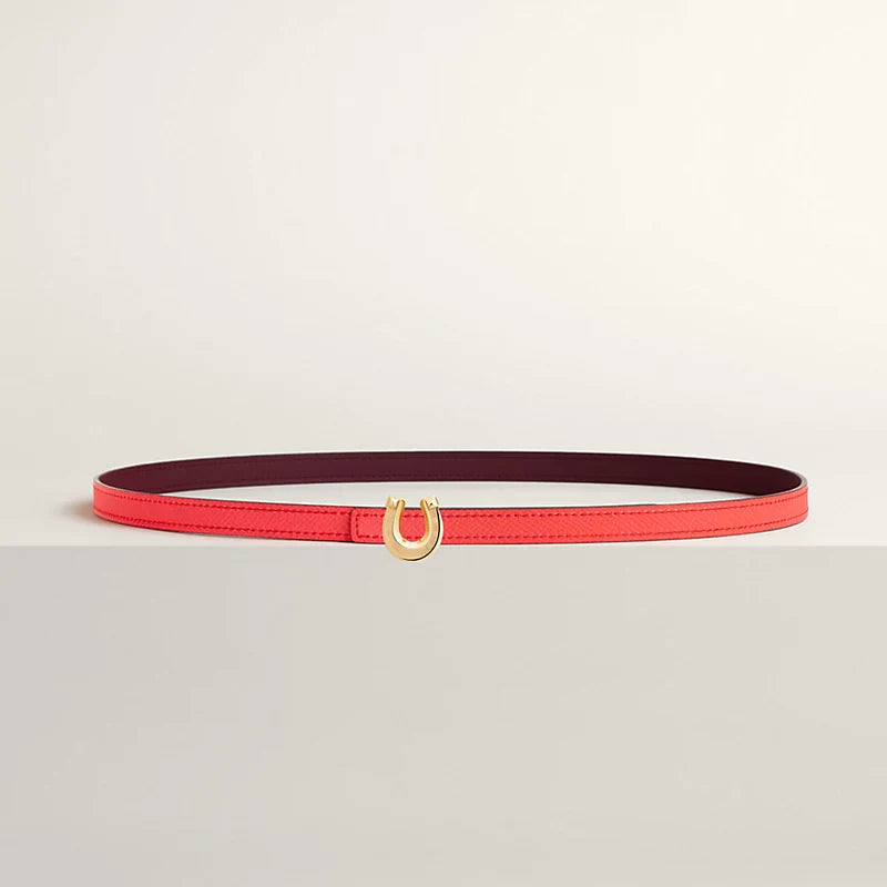 Lucky Jockette Belt Buckle & Reversible Leather Strap 13 MM