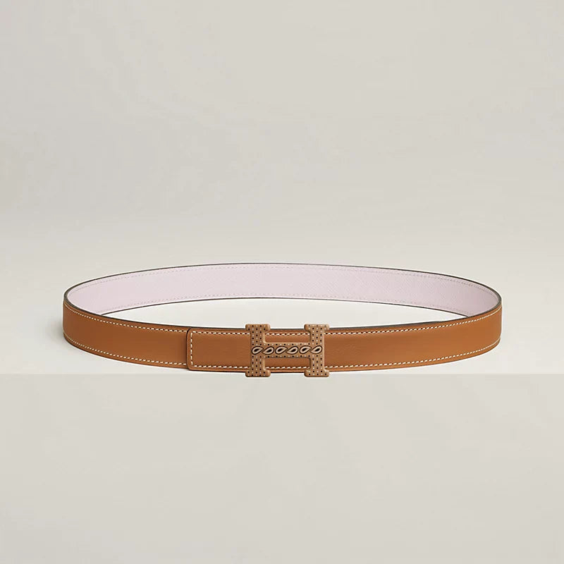 H Email Bandana belt buckle & Bandana leather strap 24 mm