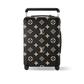 حقيبة سفر Horizon 55 بحجم مقصورة الطائرة من قماش الكانفاس المطلي بنقشة Monogram ومزينة بزخارف الكرز