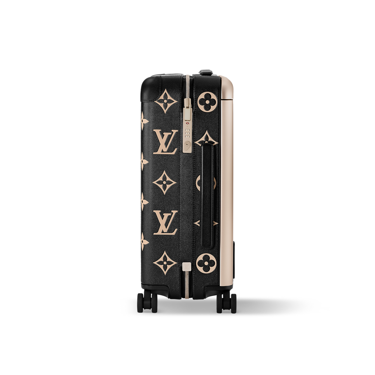 حقيبة سفر Horizon 55 بحجم مقصورة الطائرة من قماش الكانفاس المطلي بنقشة Monogram ومزينة بزخارف الكرز