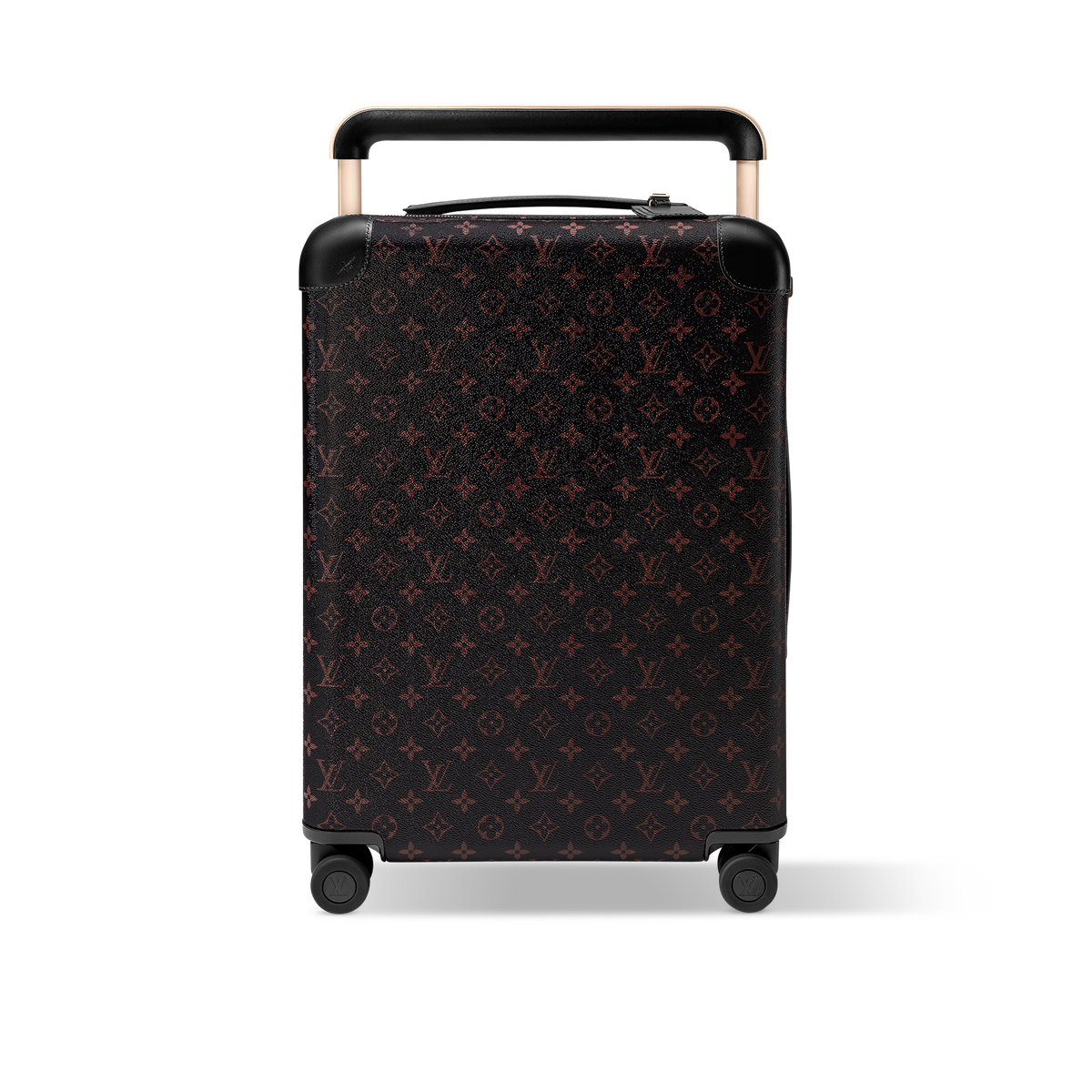 حقيبة سفر Horizon 55 بحجم مقصورة الطائرة من قماش الكانفاس المطلي بنقشة Monogram ومزينة بزخارف الكرز