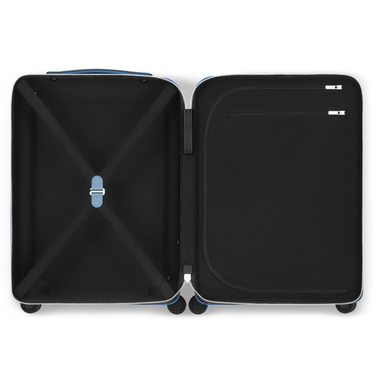 حقيبة سفر Horizon 55 بحجم مقصورة الطائرة من قماش الكانفاس المطلي بنقشة Monogram ومزينة بزخارف الكرز