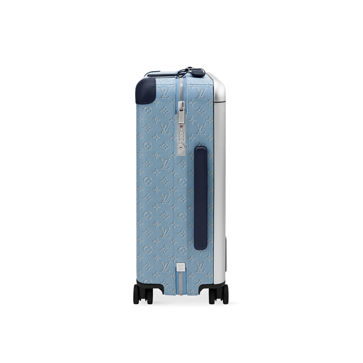 حقيبة سفر Horizon 55 بحجم مقصورة الطائرة من قماش الكانفاس المطلي بنقشة Monogram ومزينة بزخارف الكرز