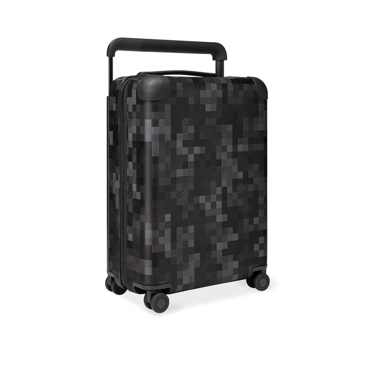 حقيبة سفر Horizon 55 بحجم مقصورة الطائرة من قماش الكانفاس المطلي بنقشة Monogram ومزينة بزخارف الكرز
