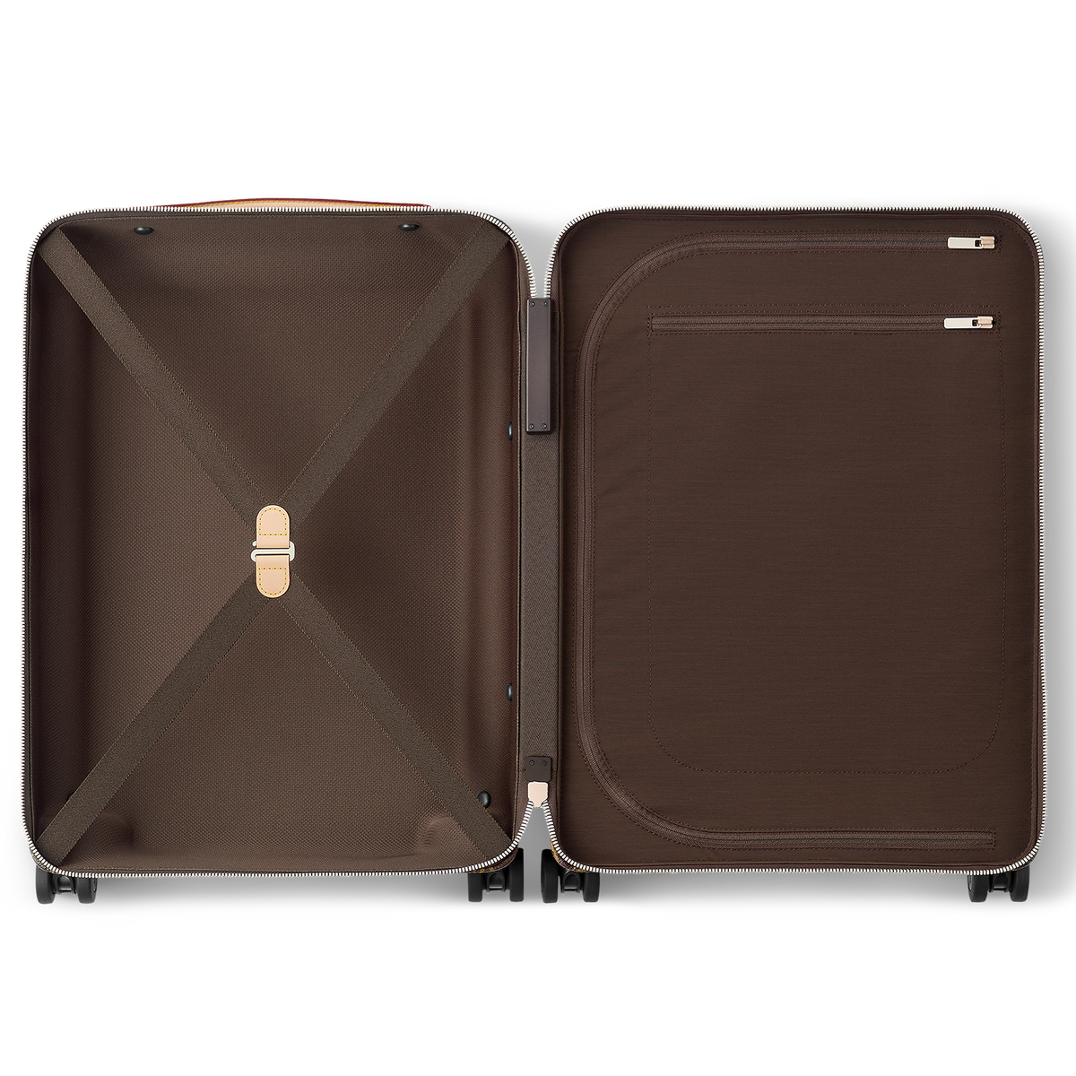 حقيبة سفر Horizon 55 بحجم مقصورة الطائرة من قماش الكانفاس المطلي بنقشة Monogram ومزينة بزخارف الكرز