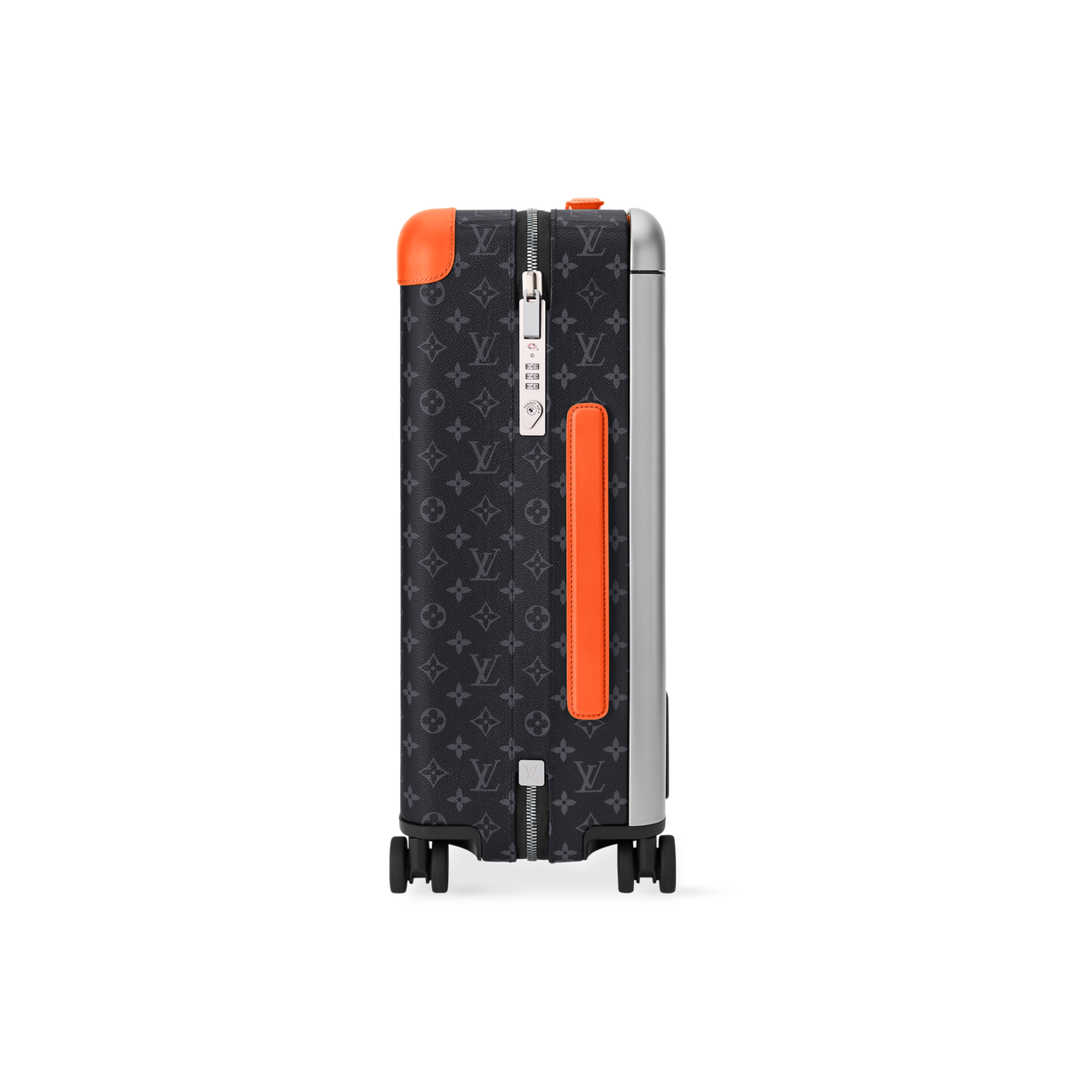حقيبة سفر Horizon 55 بحجم مقصورة الطائرة من قماش الكانفاس المطلي بنقشة Monogram ومزينة بزخارف الكرز