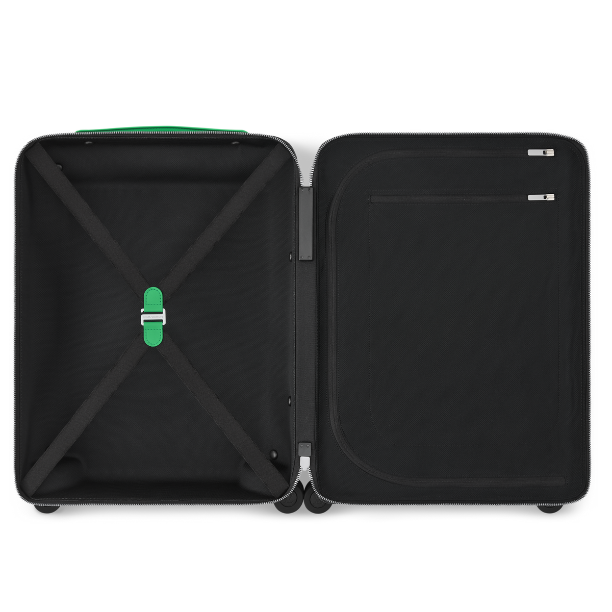 حقيبة سفر Horizon 55 بحجم مقصورة الطائرة من قماش الكانفاس المطلي بنقشة Monogram ومزينة بزخارف الكرز