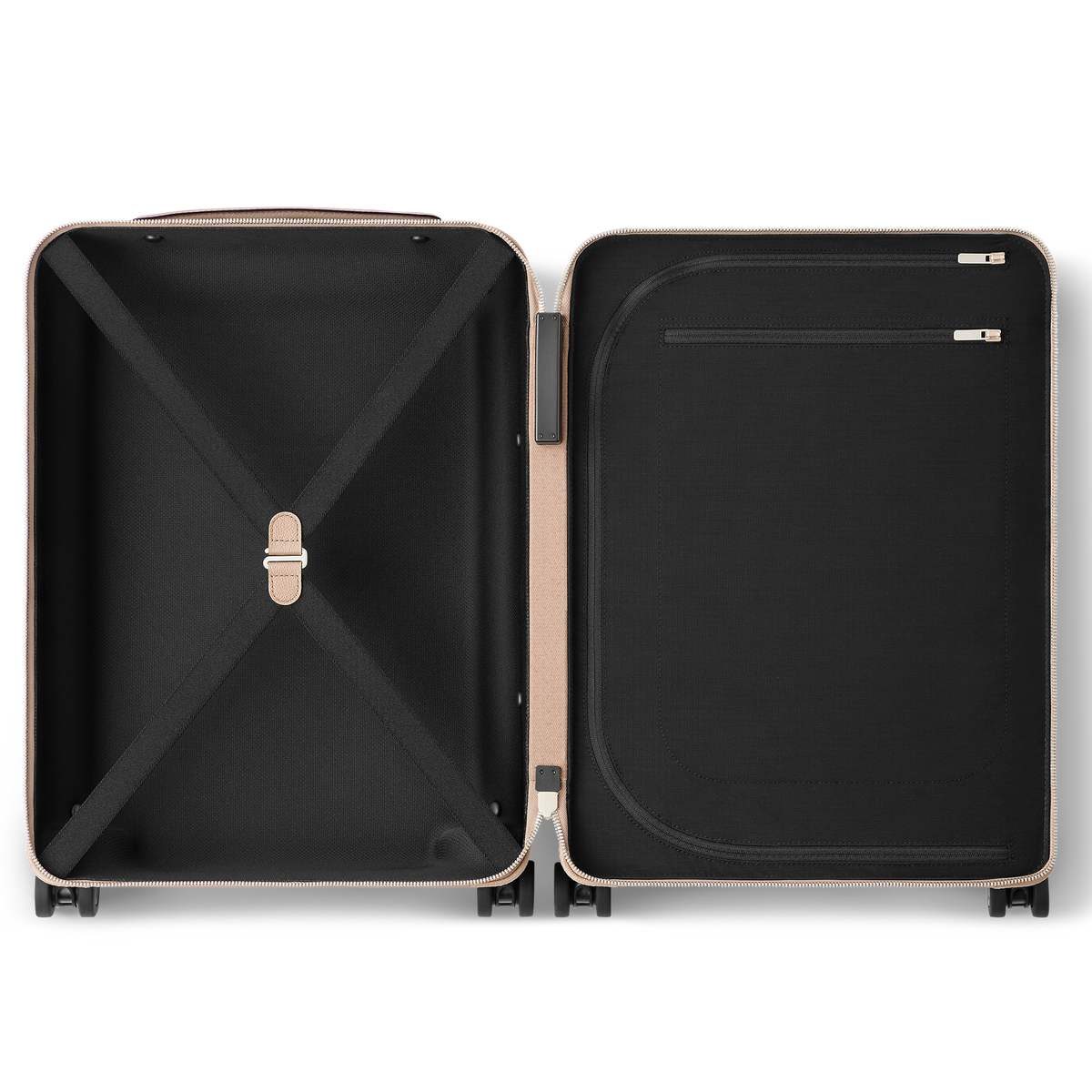 حقيبة سفر Horizon 55 بحجم مقصورة الطائرة من قماش الكانفاس المطلي بنقشة Monogram ومزينة بزخارف الكرز