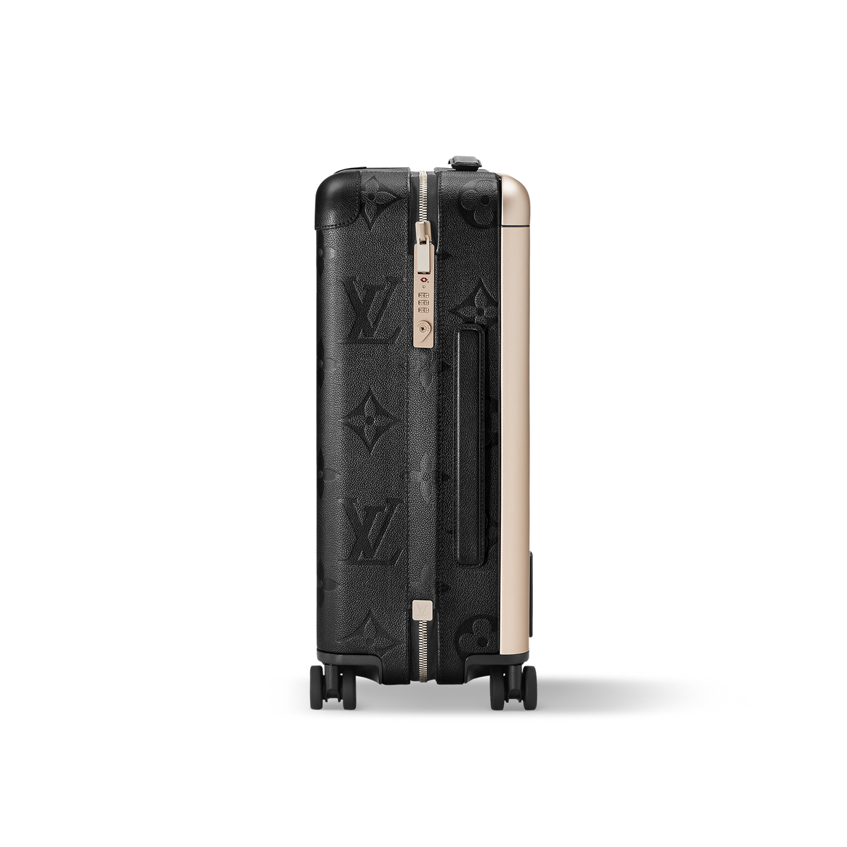 حقيبة سفر Horizon 55 بحجم مقصورة الطائرة من قماش الكانفاس المطلي بنقشة Monogram ومزينة بزخارف الكرز