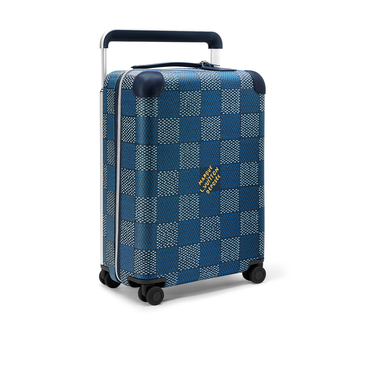 حقيبة سفر Horizon 55 بحجم مقصورة الطائرة من قماش الكانفاس المطلي بنقشة Monogram ومزينة بزخارف الكرز
