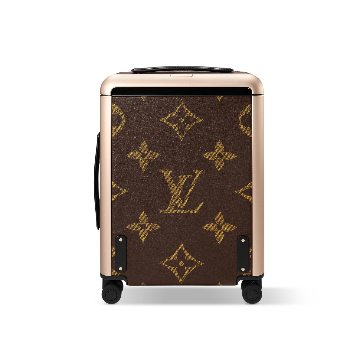 حقيبة سفر Horizon 55 بحجم مقصورة الطائرة من قماش الكانفاس المطلي بنقشة Monogram ومزينة بزخارف الكرز