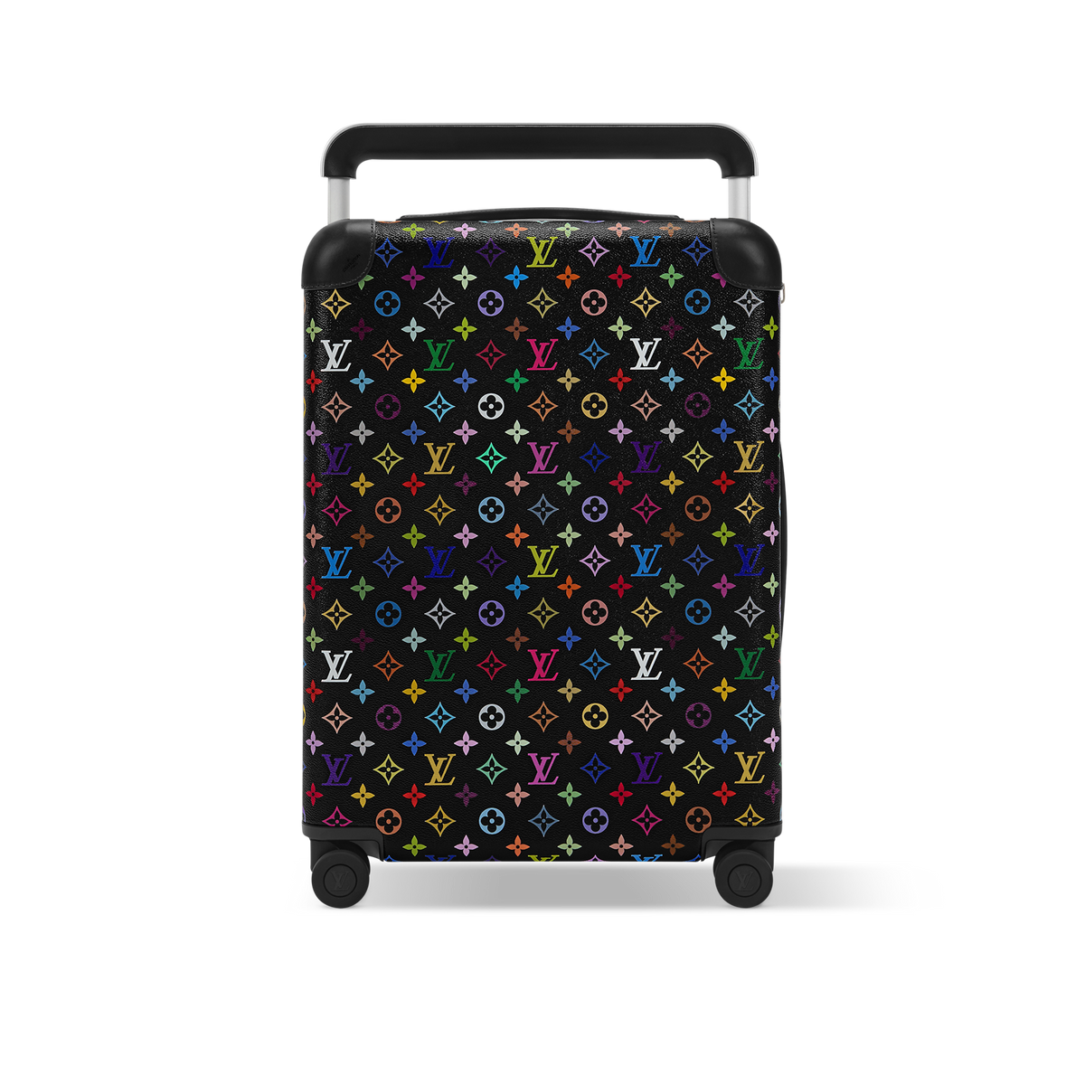 حقيبة سفر Horizon 55 بحجم مقصورة الطائرة من قماش الكانفاس المطلي بنقشة Monogram ومزينة بزخارف الكرز