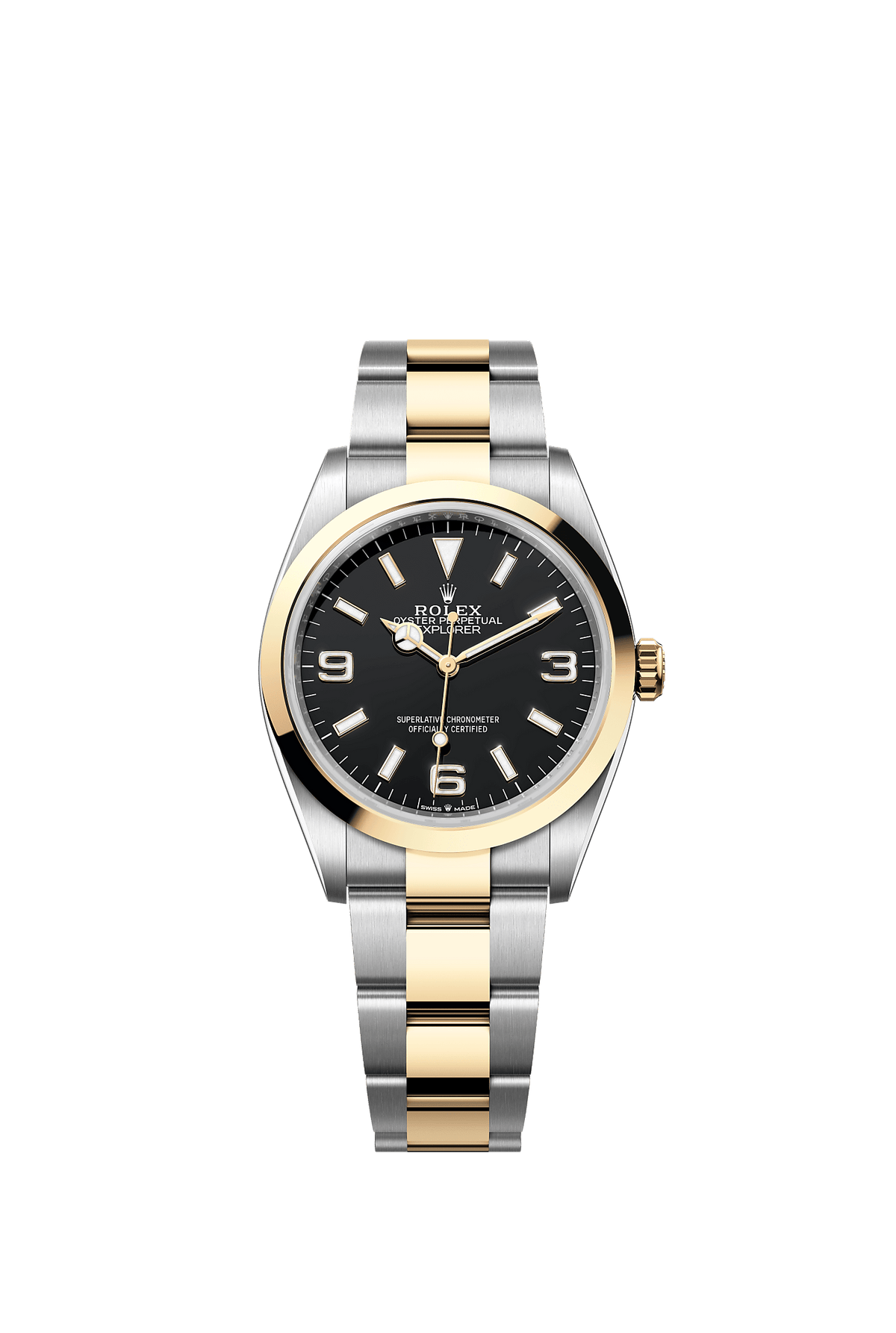 Explorer 36 36mm Oystersteel Yellow Gold Black Dial Oyster Bracelet Self-Winding Watch