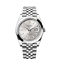 ساعة Datejust 41 بقطر 41 مم من الفولاذ Oystersteel، ميناء فضي وسوار جوبيلي، ذاتية التعبئة
