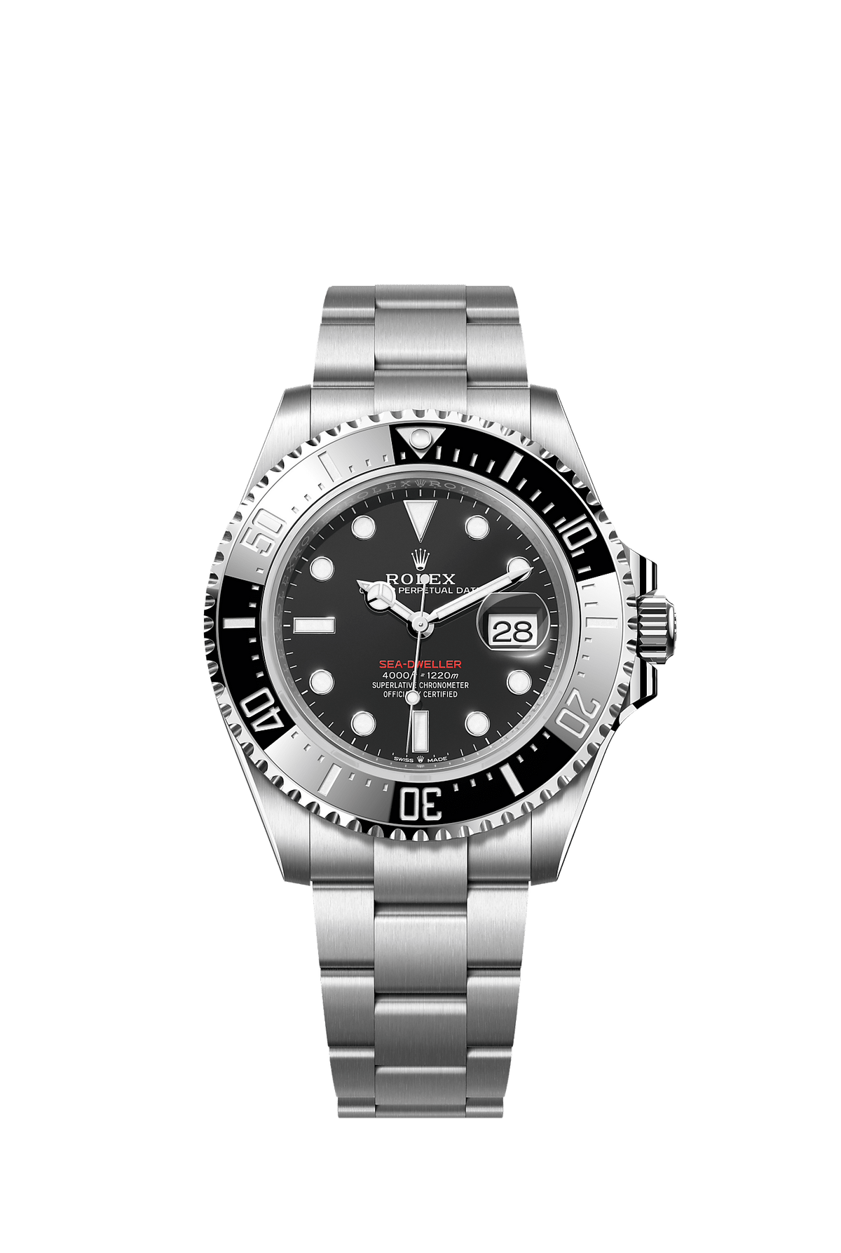 Sea-Dweller 43mm Oystersteel Intense Black Dial Cerachrom Bezel Oyster Bracelet Self-Winding Watch