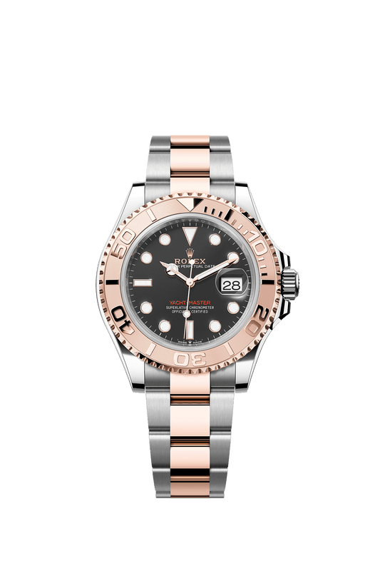 Yacht-Master 40 40mm Oystersteel Everose Gold Intense Black Dial Oyster Bracelet Self-Winding Watch