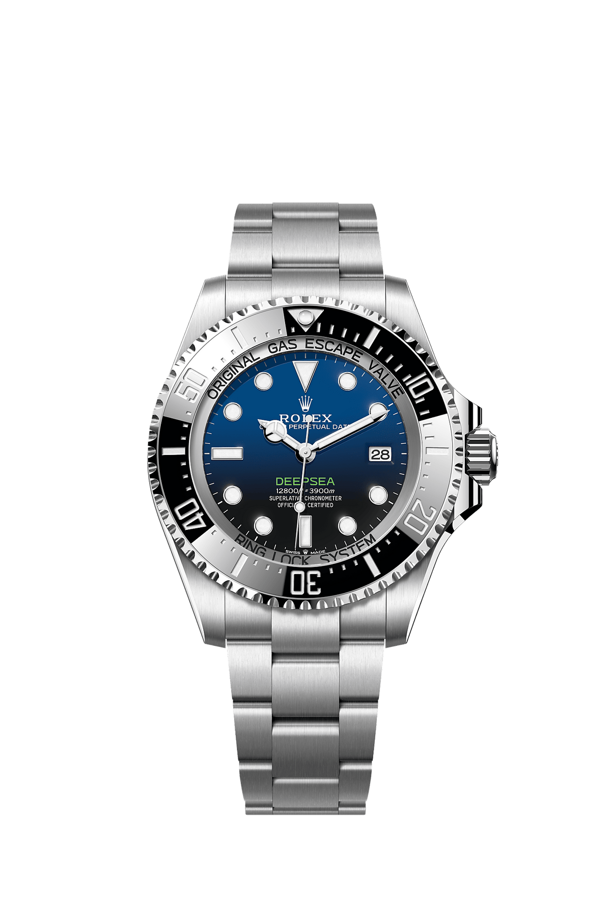 Deepsea 44mm Oystersteel D-Blue Dial Oyster Bracelet Self-Winding Watch