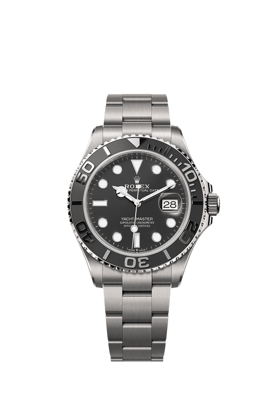 Yacht-Master 42 42mm RLX Titanium Intense Black Dial Oyster Bracelet Self-Winding Watch