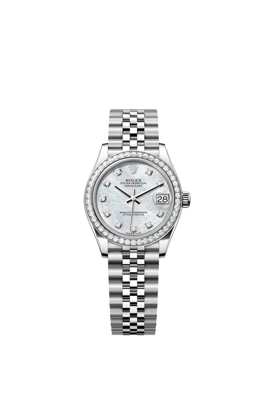 Datejust 31 Oystersteel White Gold Mother-Of-Pearl Diamond Dial Jubilee Bracelet 31mm Self-Winding Watch