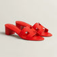 Noir - Rouge Tomette Oasis Sandal