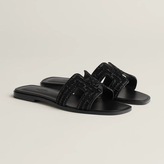 Noir & Rose Amarante Oran sandal