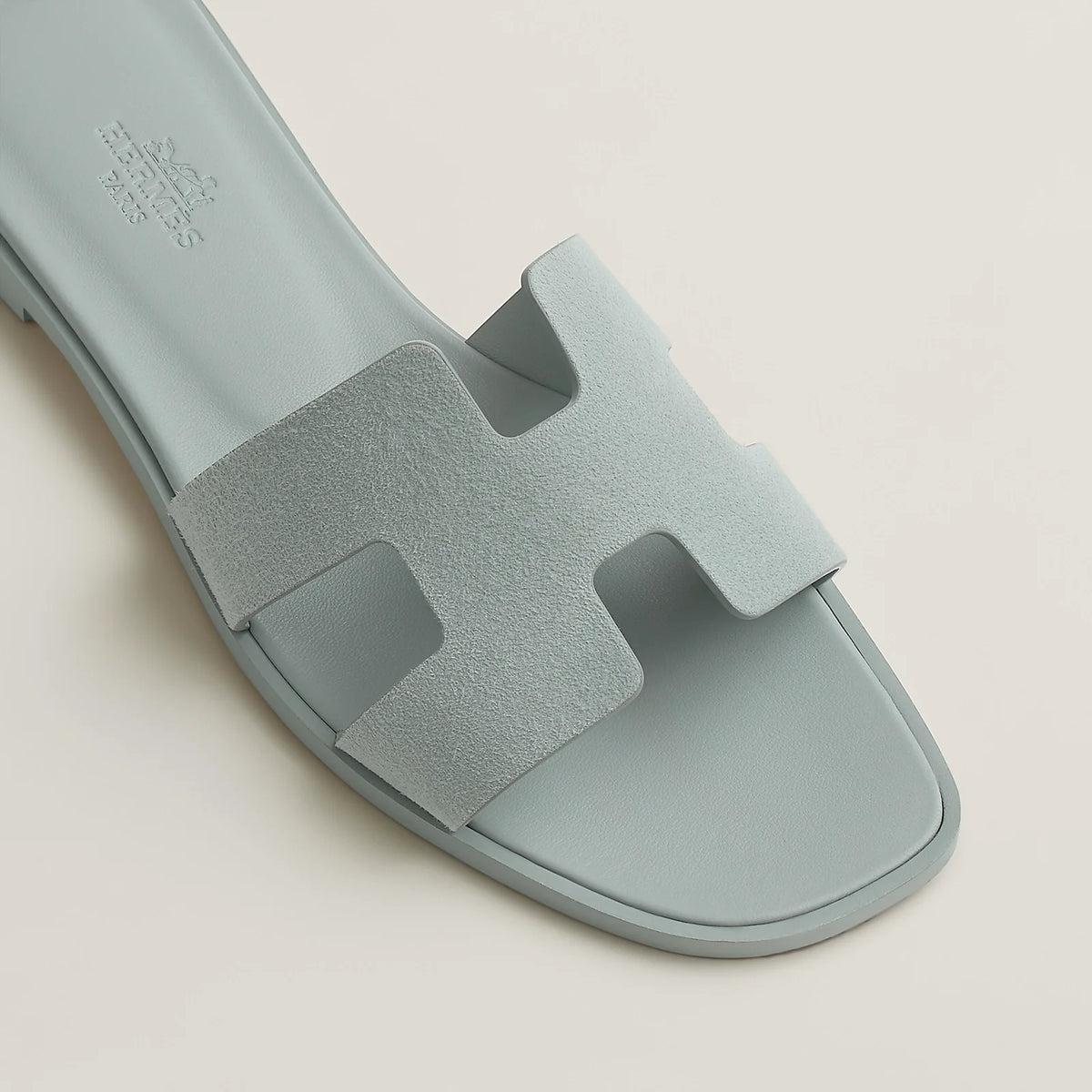 Gris Nuage - Rouge H/Naturel Oran sandal