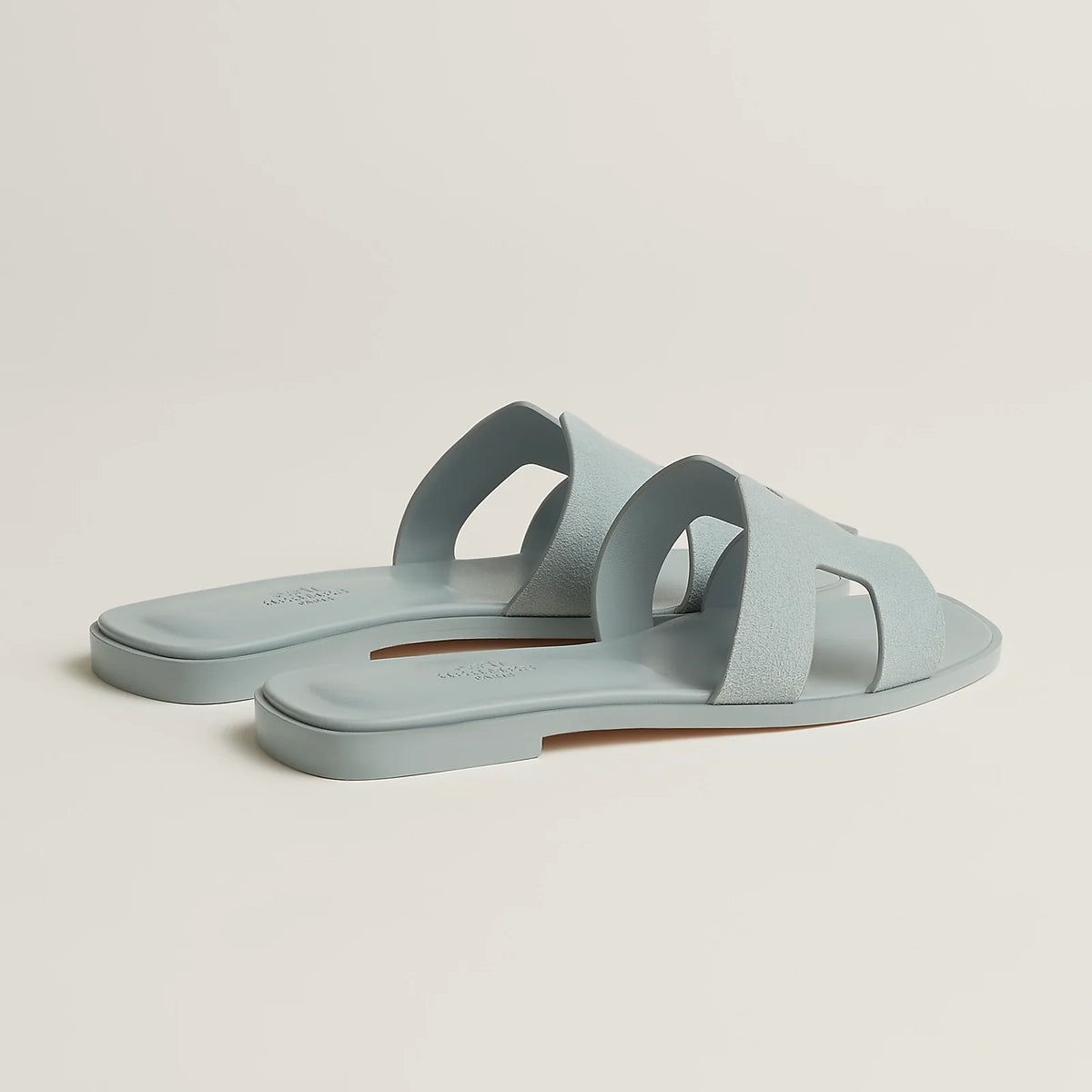 Gris Nuage - Rouge H/Naturel Oran sandal