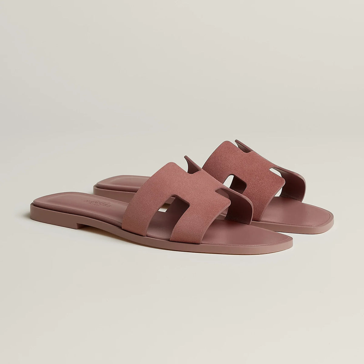 Gris Nuage - Rouge H/Naturel Oran sandal