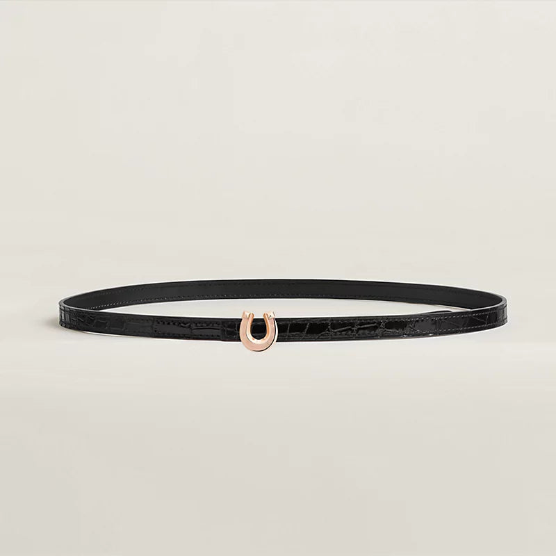 Lucky Jockette Belt Buckle & Reversible Leather Strap 13 MM