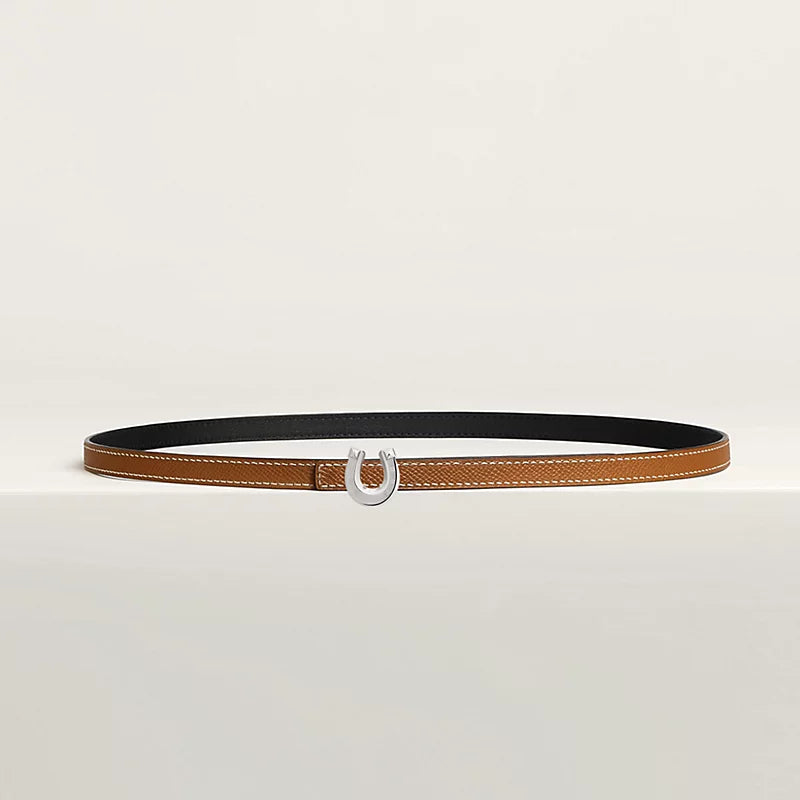 Lucky Jockette Belt Buckle & Reversible Leather Strap 13 MM